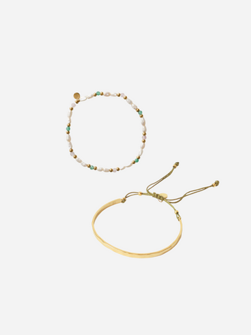 Everyday Karma Santorini Bracelet - Armschmuck Set (wasserfest)