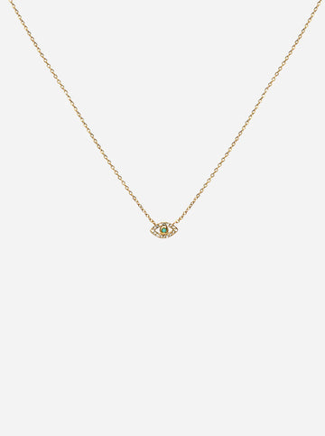 Fatima Eye Zircone Necklace - Halskette Kinder (wasserfest)