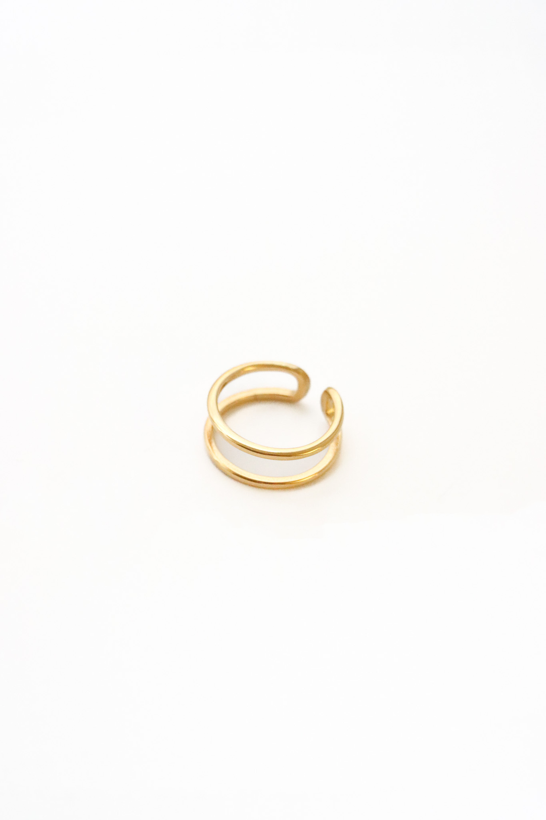 Double Row Ring - Echtgold (14K/ 18K)