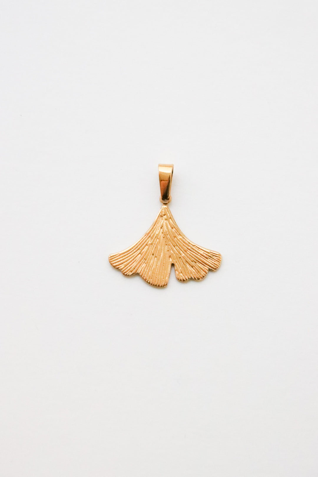 Personalized Ginkgo Leaf Pendant - Anhänger (waterproof)