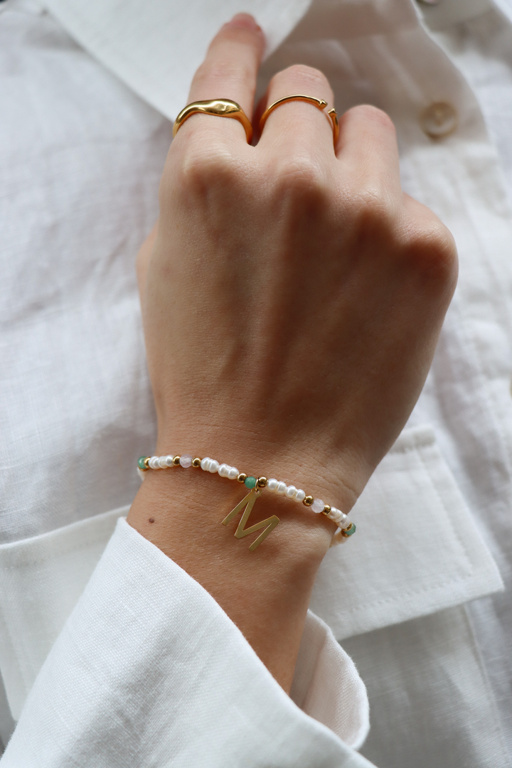 Personalized Santorini Bracelet - Armband (wasserfest)