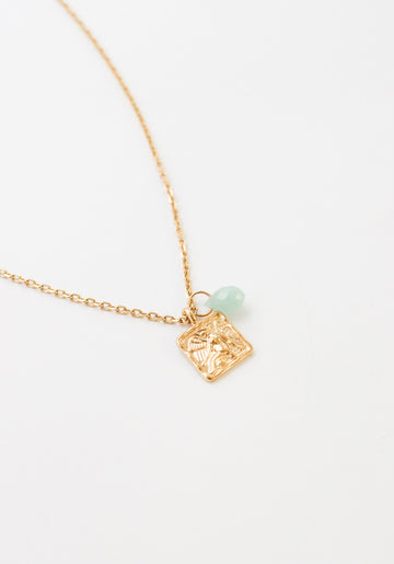 Personalized Lhamo Stone Necklace -  Halskette (wasserfest)