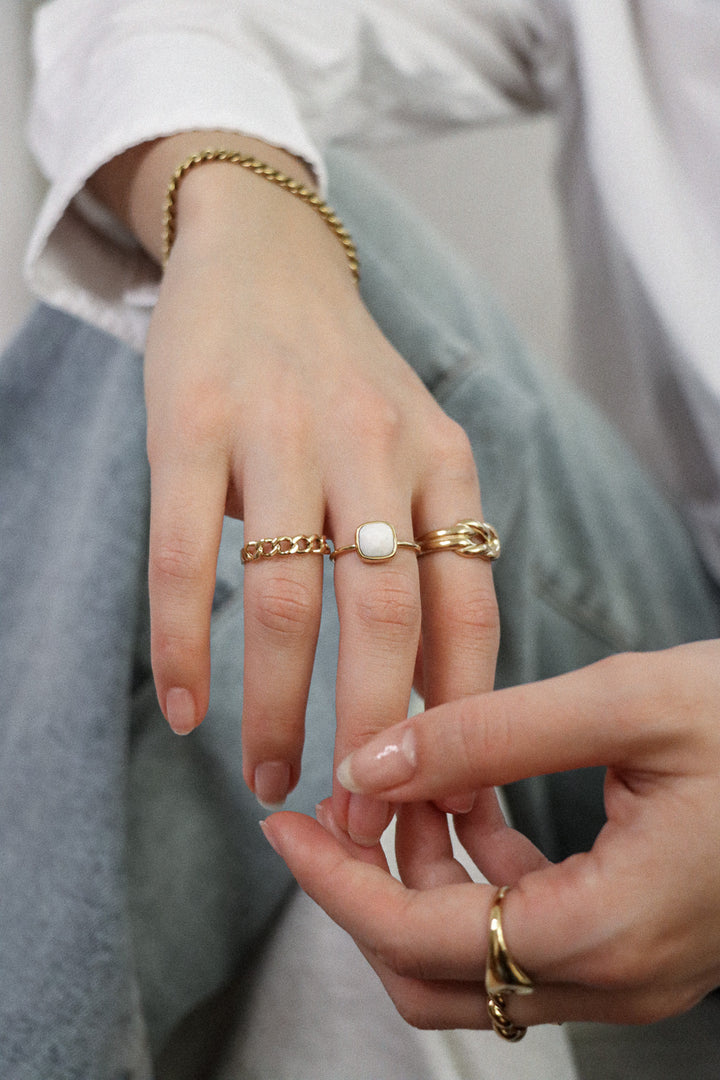 Madison Stone Ring - Fingerring (wasserfest)
