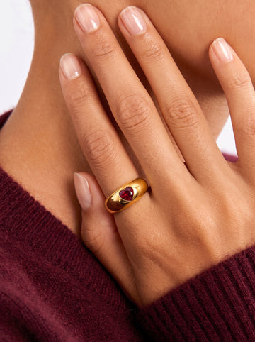 Shiny Bold Lu Ring - Fingerring (wasserfest)