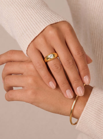 Shiny Bold Lu Ring - Fingerring (wasserfest)
