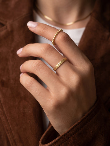 Simple Ring (matt) - Fingerring (wasserfest)