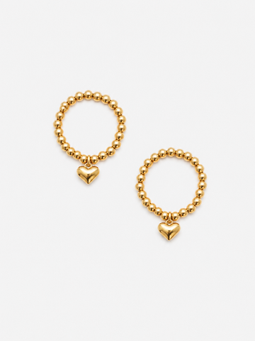 Sia Bold Heart Ring - Friendship Set (wasserfest)