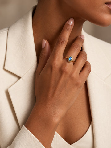 Bali Ring - Fingerring (wasserfest)