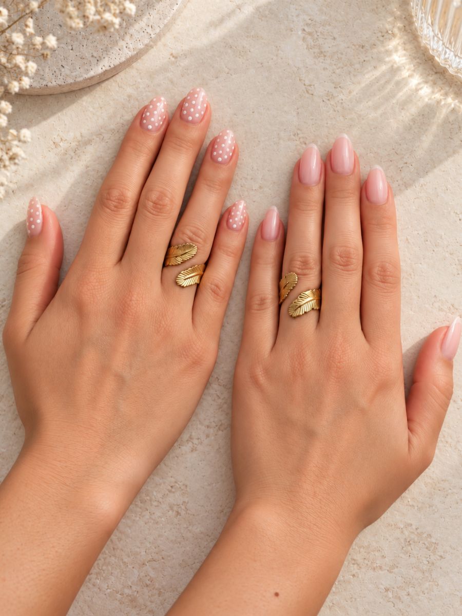 Double Feather Ring - Friendship Set (wasserfest)