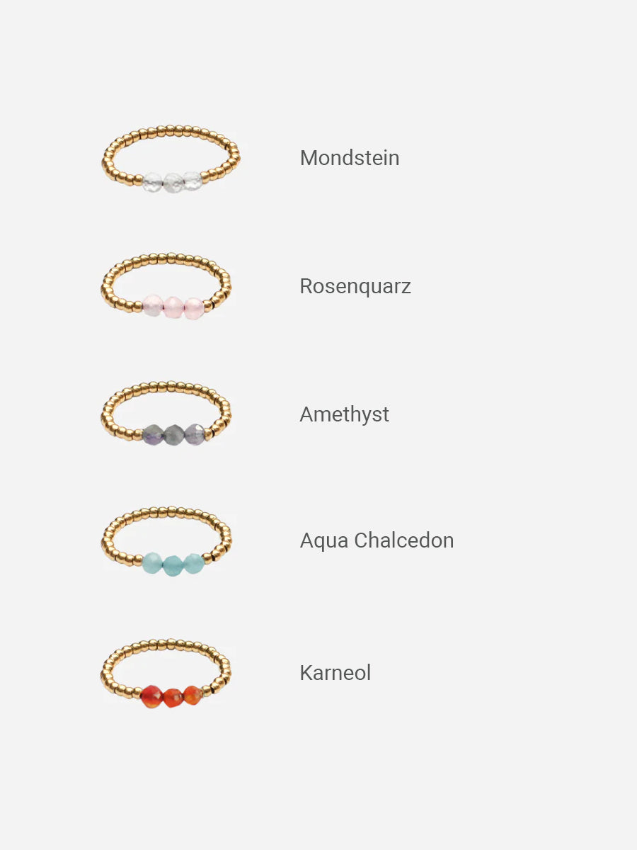 Sia Stone Ring Set (wasserfest)