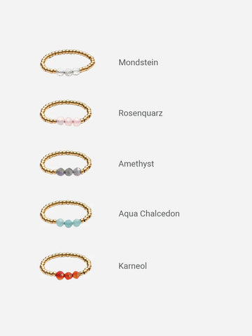 Sia Stone Ring Set (wasserfest)