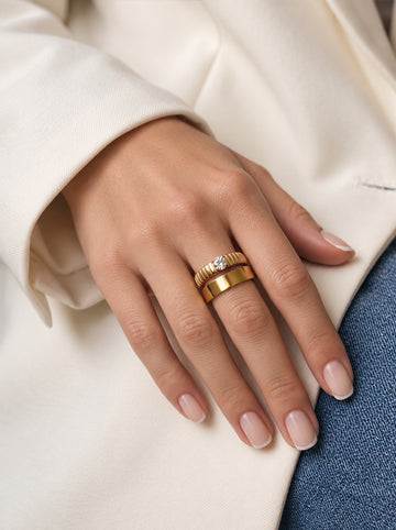 Royal Manhattan Ring - Fingerring (wasserfest)