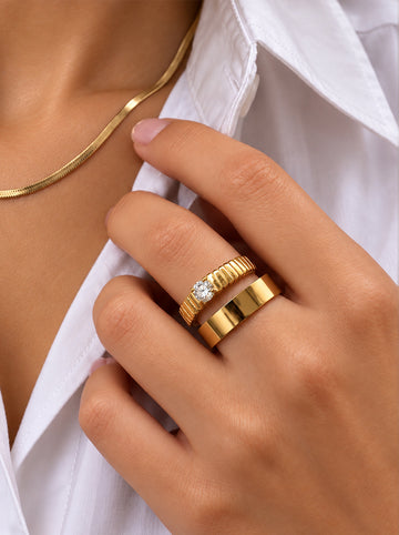 Royal Manhattan Ring - Fingerring (wasserfest)