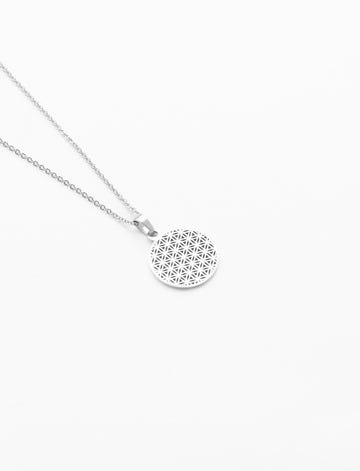 Big Flower of Life Necklace - Halskette (wasserfest)