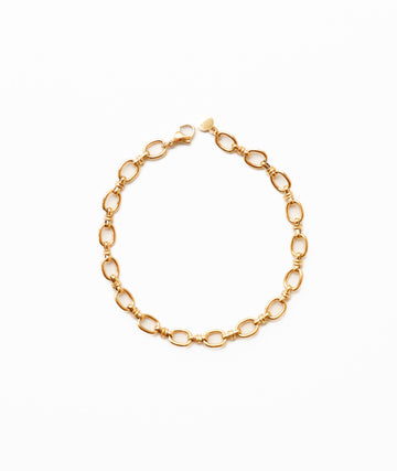 Personalized Freya Moon Love Anklet - Fusskette (wasserfest)