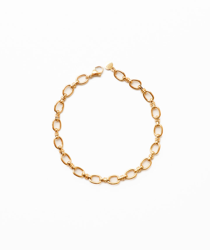 Personalized Freya Moon Love Anklet - Fusskette (wasserfest)