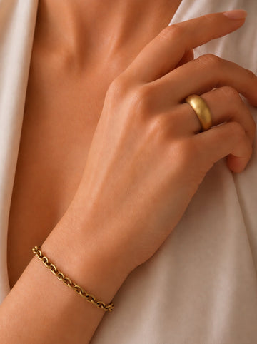 Frieda Bracelet (matt) - Armkette (wasserfest)