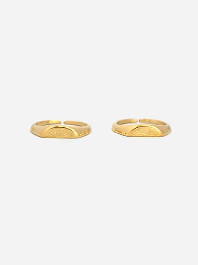 Moon & Sun Ring - Friendship Set (wasserfest)
