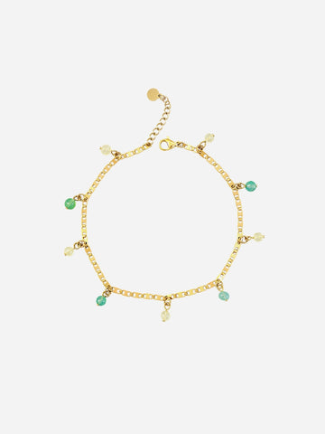 Cecilia Boho Fusskette - Anklet (wasserfest)