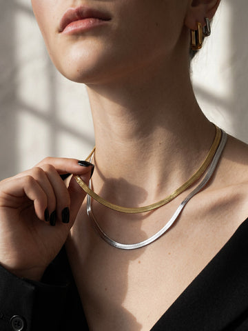 Amélie Bold Necklace Bicolor Set (wasserfest)