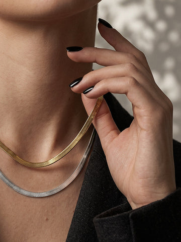 Amélie Bold Necklace Bicolor Set (wasserfest)