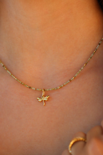 Personalized Libelle Charm - Anhänger (wasserfest)