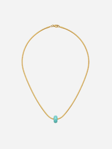 Amélie Round Mini Stonut Necklace - Halskette (wasserfest)