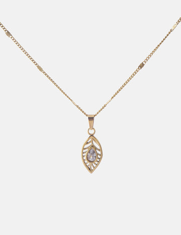 Leaf Necklace - Halskette (wasserfest)