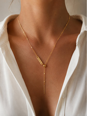Personalized Mila Necklace - Halskette (wasserfest)