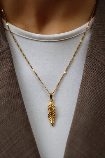 Feather Necklace - Halskette (wasserfest)