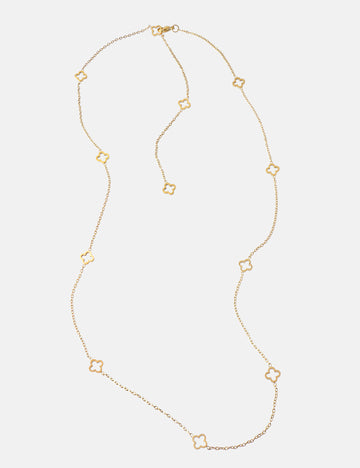 Many Clovers Necklace - Halskette (wasserfest)