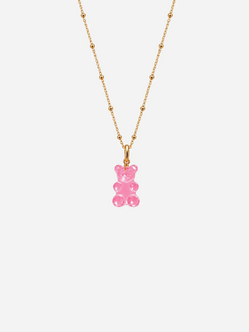 Personalized Satellite Gummy Bear Necklace  - Halskette Kinder (wasserfest)