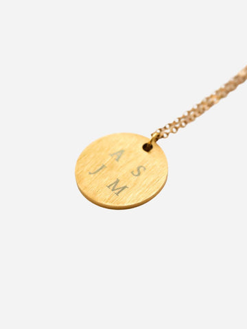 Personalized Gravur Pure Tag Necklace - Halskette (wasserfest)