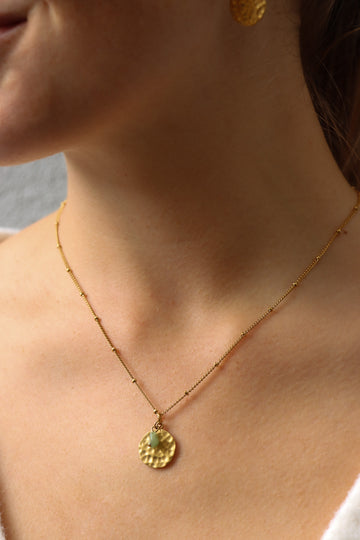Personalized My Satellite Coin Boho Necklace - Halskette (wasserfest)