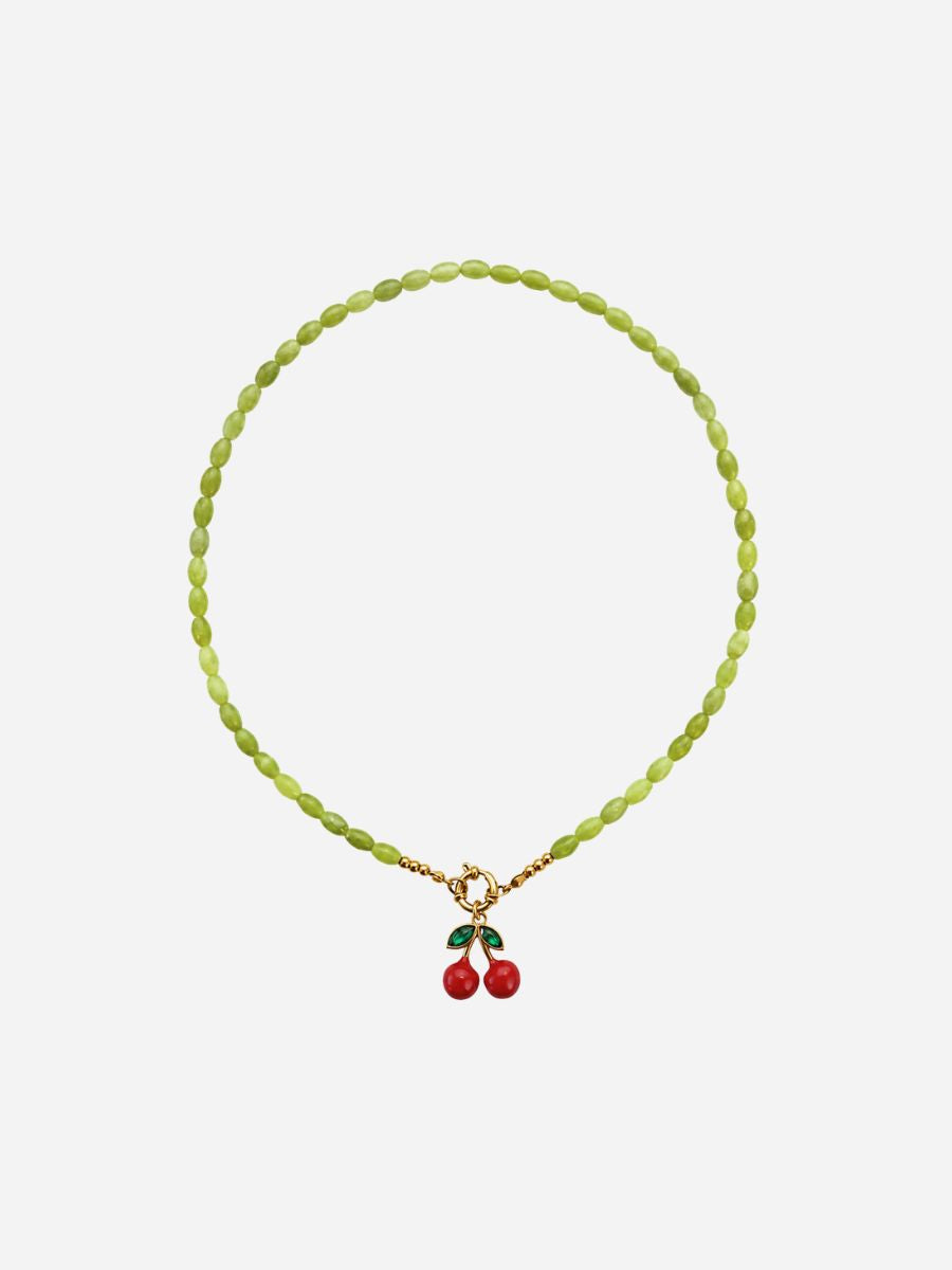 Personalized Aloa Cherry Necklace - Halskette (wasserfest)