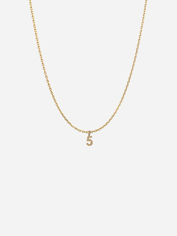 Personalized Numbers Necklace - Halskette (wasserfest)