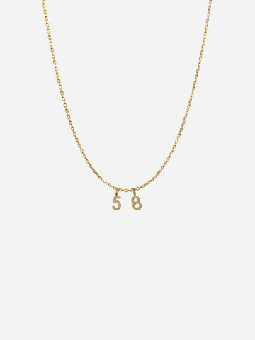 Personalized Numbers Necklace - Halskette (wasserfest)