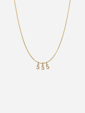 Personalized Numbers Necklace - Halskette (wasserfest)