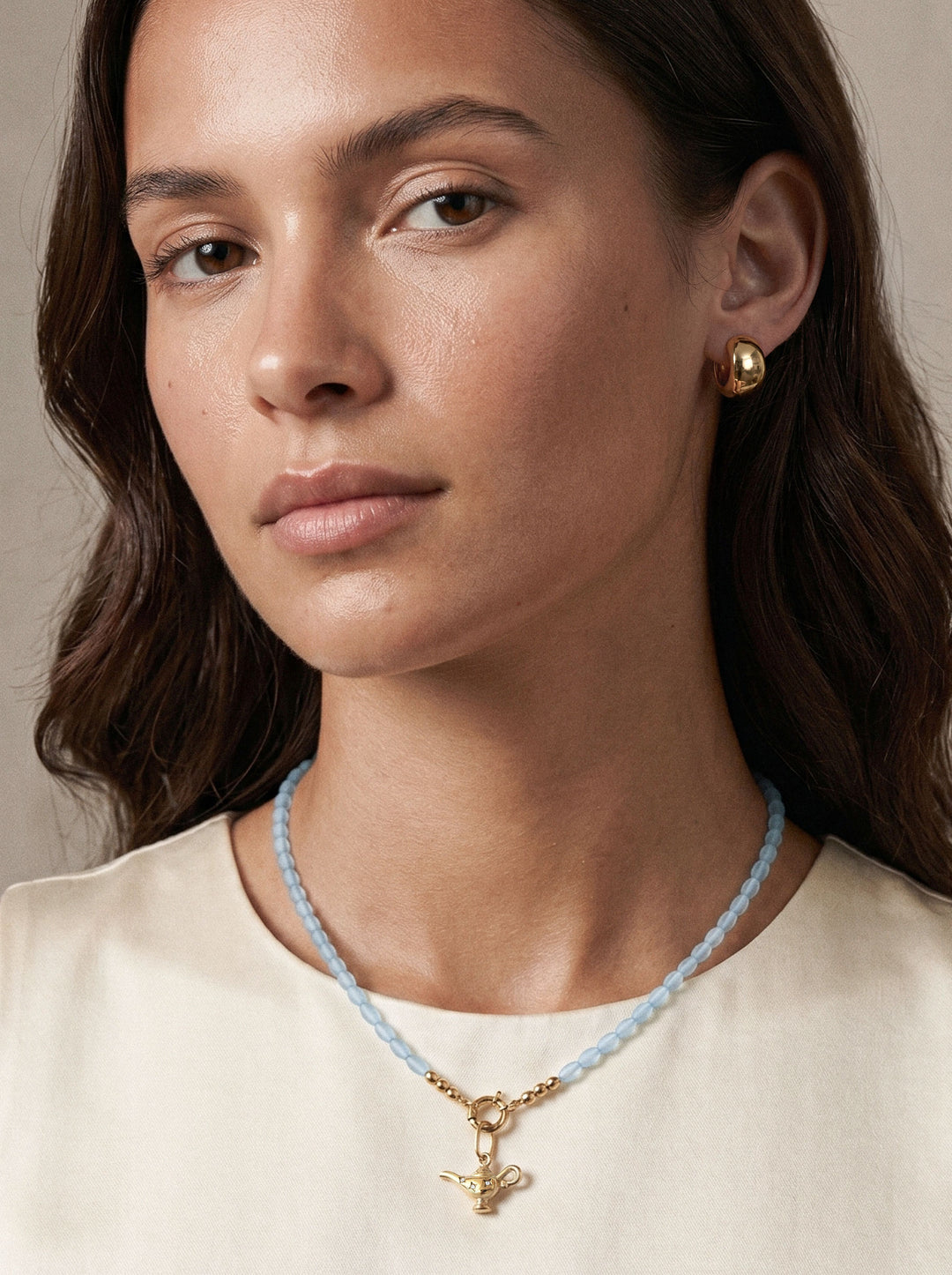 Personalized Aloa Shiny Wunderlampe Necklace - Halskette (wasserfest)