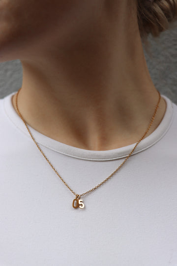 Personalized Numbers Necklace - Halskette (wasserfest)