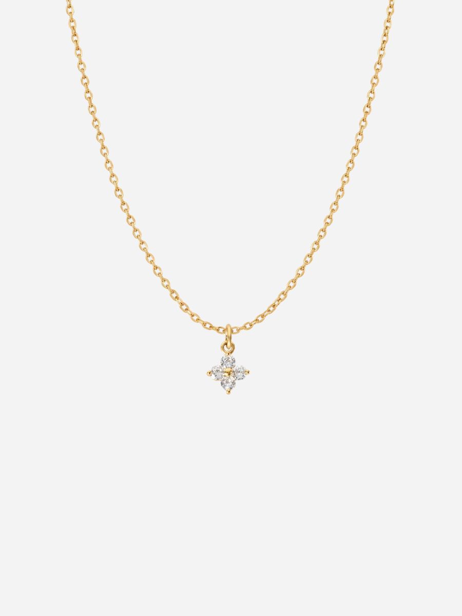 Crystal Flower Necklace - Halskette (Wasserfest)