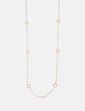 Many Clovers Necklace - Halskette (wasserfest)
