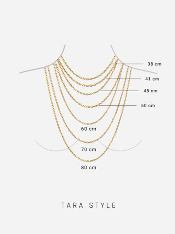 Personalized Heart Birthstone Valeria Necklace - Halskette (wasserfest)