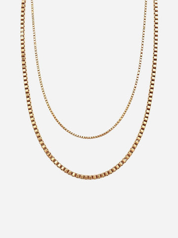 Ava Bold Necklace - Halsketten Layering Set (wasserfest)