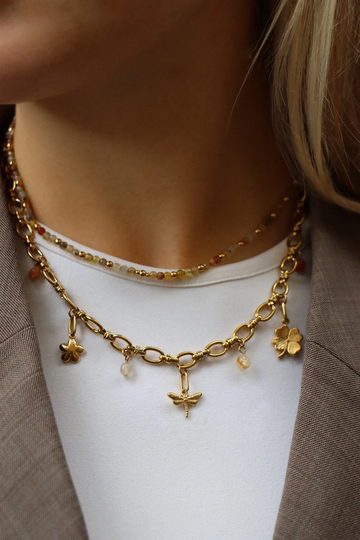 Personalized Sahara Freya Necklace - Halsketten Layering Set (wasserfest)