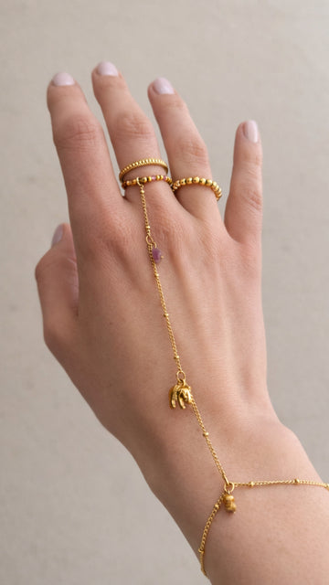 Personalized Handchain - Handkette (wasserfest)