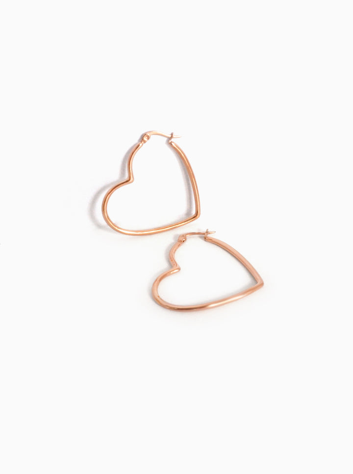 Heart Hoop - Creolen (wasserfest)