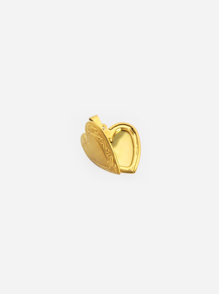 Personalized Heart Medaillon Charm - Anhänger (wasserfest)