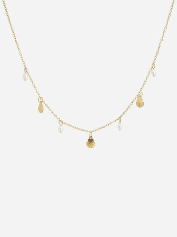Boho Sonia Shells Necklace - Halskette (wasserfest)