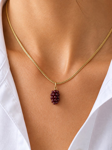 Personalized Grape Charm - Anhänger (wasserfest)